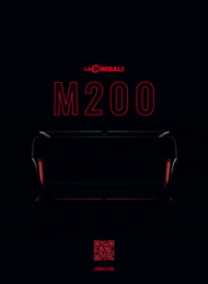 Technical Sheet M200 | La Cimbali